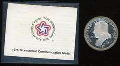 1975 Bicentennial Silver Medal in Box w/CoA