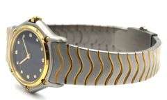 Ebel sport classic 23mm quartz black dial watch