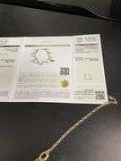14K YELLOW GOLD GEM NECKLACE