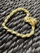10K Yellow Gold Braided Heart Pendant