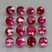 Simply gorgeous set of 12 Rubies weighing 5.30 carats total!