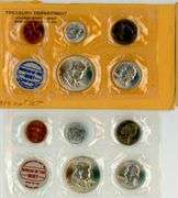 Choice Original 1959 'P' & 'D' Uncirculated Mint Set