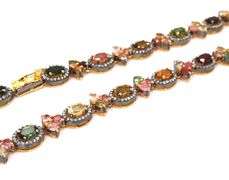 Fabulous Brand New European Direct From Manufacturer 24.80CTW Oval, Pear Shaped Faceted Multi-Colore
