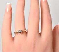 Beautiful 14K Yellow Gold Diamond Ring