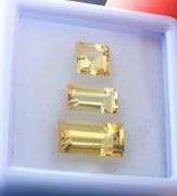 Outstanding 3.14ct UNTREATED Heliodor Beryl set