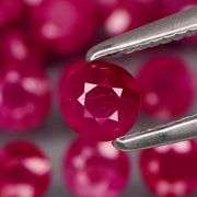 Simply gorgeous set of 22 Rubies weighing 5.08 carats total!