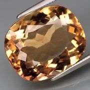 Substantial 10.32ct VS grade top color Madeira Citrine!