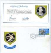 2 1973 $1 Solid Sterling Silver British Virgin Islands in custom cars