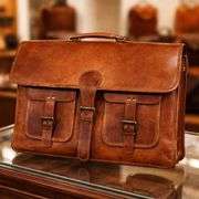 Full Grain Leather Briefcase