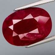 UNTREATED! 15.05ct REAL violet red Winza Ruby!