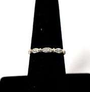 Timeless 10K Yellow Gold Diamond Ring with White Gold Accents