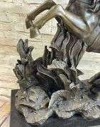 Napoleon Crossing the Alps Bronze Sculpture