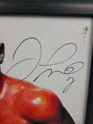 Floyd Money Mayweather Jr. Autographed Painting Art Print Framed Canvas  BAS