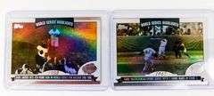 4 Topps World Series Highlights Hologram Baseball Cards