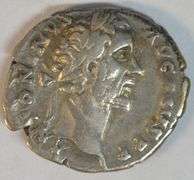 Original Antoninus Pius Roman Silver Denarius, 138-161 AD