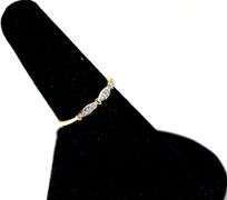 Timeless 10K Yellow Gold Diamond Ring with White Gold Accents