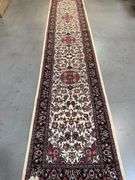 Fine Silk&Wool Tabriz Runner 2.6x12'