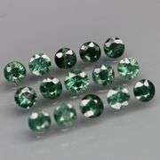 Heated only! 3.01ct hunter green Sapphire set!