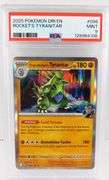 Pokémon 2025 Team Rockets Tyranitar Holo Card, 9 Mint