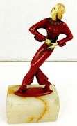 J.B. Hirsch Art Deco Dancer on Marble Base