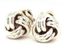 Tiffany & Co double love knot cuff links
