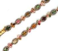 Fabulous Brand New European Direct From Manufacturer 24.80CTW Oval, Pear Shaped Faceted Multi-Colore