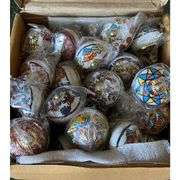 Hand Painted Multicolor Ceramic Cabinet Knobs Set of 25