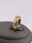 CERTIFIED 14K YELLOW GOLD AND DIAMOND RING