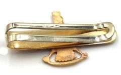 18kt Yellow gold Faravahar Symbol of Zoroastrianism Iranian Tie bar