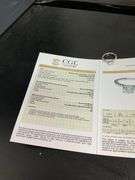 TACORI CERTIFIED 18K WHITE GOLD DIAMOND ENGAGEMENT RING