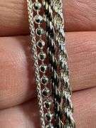 Sterling Silver Italian 925 Layered 4 Piece Chain Set 16", 20", 22" adjustable, 30" adjustable