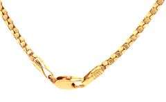 Popular 14K YG Popcorn Link 18" Necklace