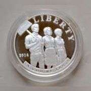 2014 Civil Rights Act of 1964 Proof Silver Dollar