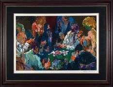 Limited Edition LeRoy Neiman Signed 'International Poker' Framed
