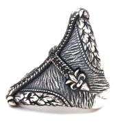 Scott Kay black sapphire cross saddle ring