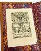 1883 Poetical Works of Chatterton w/Important Bookplate