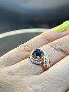 ENCHANTED DISNEY VILLAINS BY ZALES MALEFICENT 2.00CTW BLACK DIAMOND RING