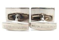 Burberry checkered red cufflinks