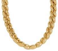 Chimento Two Tone Puffed Reversible Collar Necklace in 18K