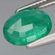 Outstanding color! 1.36ct blue green Colombian Emerald!