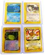 4 Pokémon 2002 Trade Cards