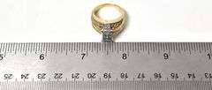Stunning 14K Yellow Gold Diamond Ring