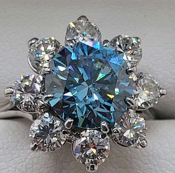 Superb Platinum 2.50 Carat Certified Lab Diamond Ring