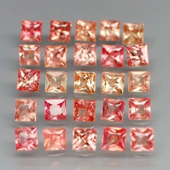 Superb 3.62ct princess cut Songean Sapphire set!