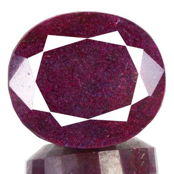 Huge Colossal 1460 Ct Certified Mined From Earth Red Ruby Faceted Solitaire