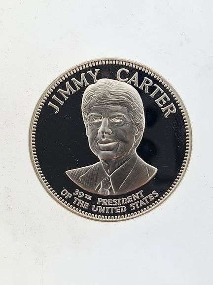 Sterling Silver Jimmy Carter Medal