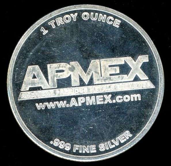 APMEX 1 Troy Ounce Silver Round