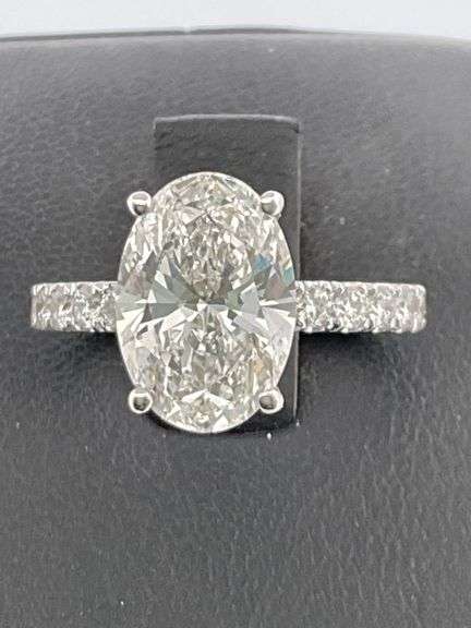 CERTIFIED BRAND NEW 14K WHITE GOLD DIAMOND ENGAGEMENT RING