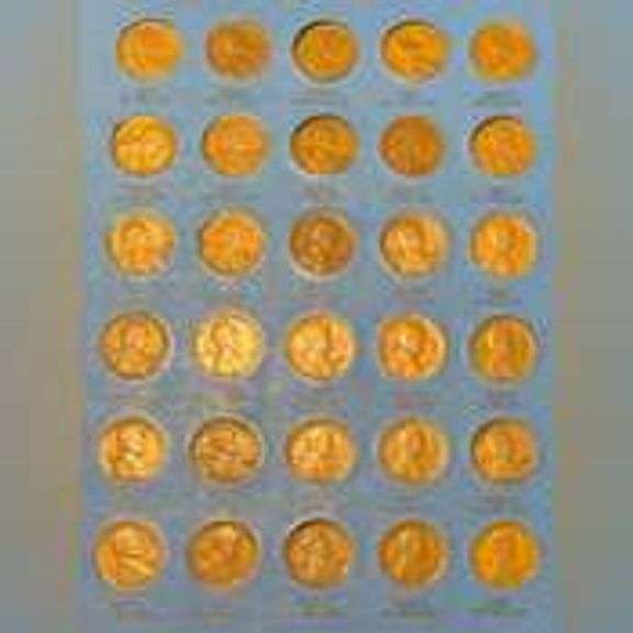 Mostly Complete Lincoln Set 1909-1940