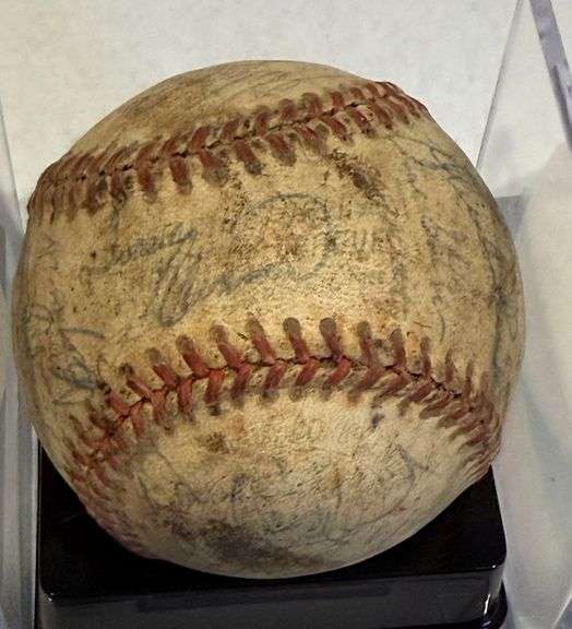 1970 Orioles Team Ball. World Champs. Signed